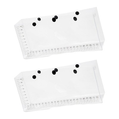 2pcs Clear Fish Weigh Bag Portable Outdoor Lure Fishing Bag Fish Observation Bag