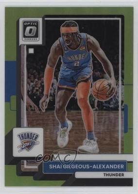 2022 Panini Donruss Optic Lime Green Prizm /149 Shai Gilgeous-Alexander #44 0u3v