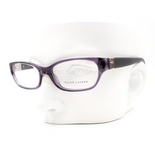 Ralph Lauren RL 6081 5242 Eyeglasses Glasses Crystal Purple Black 52mm No Case