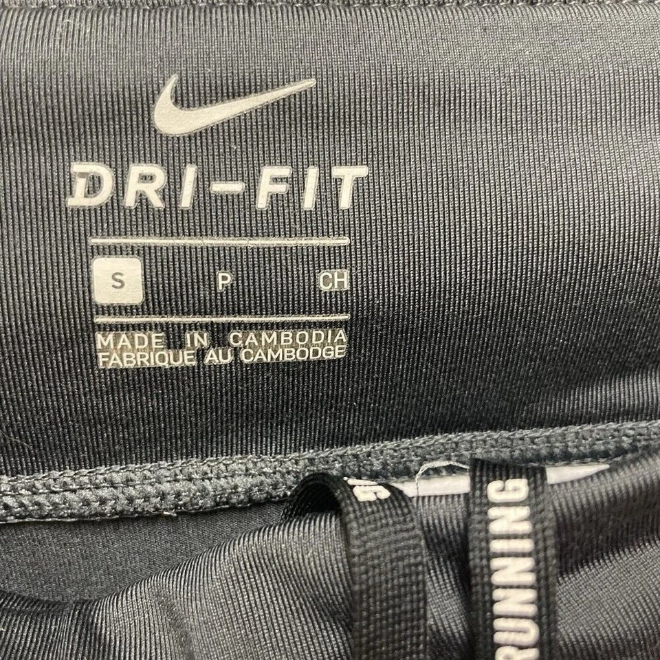 Nike Running Womens black Reflective Stretch Mesh Small Dri-fit Leggings Small - Image 4 of 4