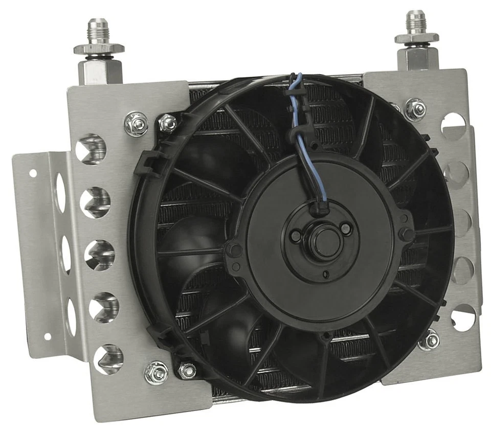 Derale DER13750 Plate and Fin Type Aluminum Fluid Cooler and Fan Universal  - Image 4 of 4