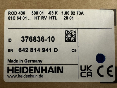 1pc new HEIDENHAIN ROD 436 500 line encoder 1 meter cable ID# 376836-10 in box