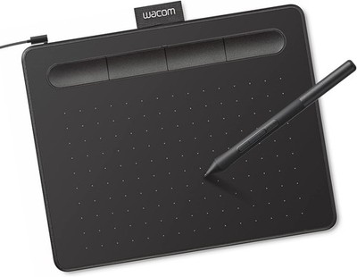 Intuos Medium Bluetooth Graphics Drawing Tablet, Portable for Teachers,
