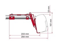 Fiamma F45/Compass Adapter FüR Kit Roof Rail