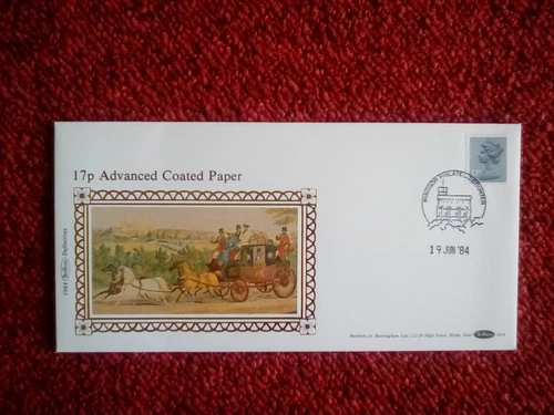 GB FDC BENHAM 1984 D14 DEFINITIVE 17P ACP WINDSOR SPECIAL P/MARK