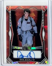 2025 Leaf Metal Dan Aykroyd Auto Autograph Crystal Orange #d 6/8