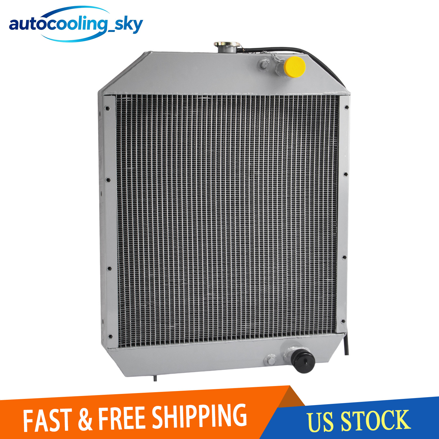 Aluminum Radiator FOR Case IH 1826 2096 Model Tractors #A171652/A171653 ALLOY-