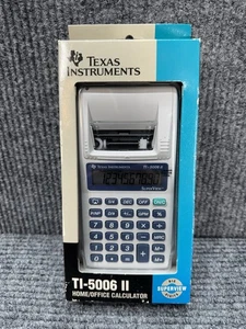 Vtg Texas Instruments Calculator TI-5006 II Super View Printing Adding Machine