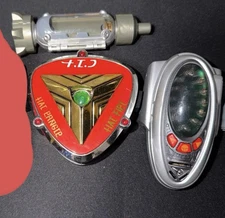 Power Rangers Time Force Timeranger Chrono Changer Time Emblem Tested Japan Rare