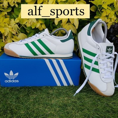  Neu mit Karton & Original Adidas Originals  Kick K74 weiße Leder Turnschuhe UK Größe 9
