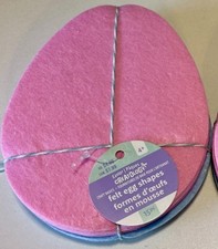 New Creatology Felt Easter Egg Shapes Cutout kids crafts GR156