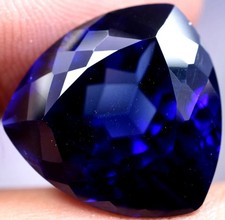 Natural 35Ct Royal Blue Sapphire From Madagascar GGL Certified Loose Stone