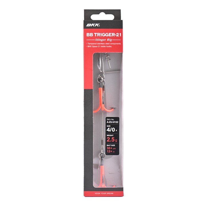BKK BB Trigger-21 UVO Stinger Rig Assist Haken Stingerhaken 3890₽