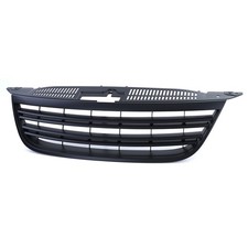 Sport Kühlergrill ohne Emblem mit Doppelrippe Schwarz für VW Tiguan 5N 07-11