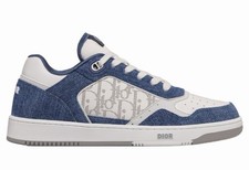 DIOR B27 LOW OBLIQUE GALAXY BLUE DENIM NEW NIB Men’s Sneaker Shoes size 13 US 46
