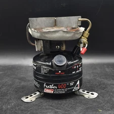  COLEMAN Feather 400 Peak 1 Model 400B Lightweight Camping Gas Stove Black
