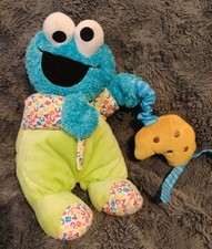 Sesame Street Baby Cookie Monster Pull String Plush Works