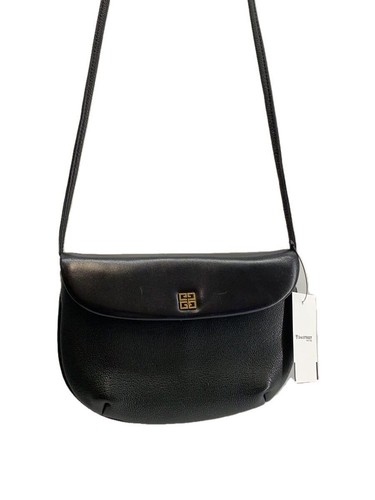 GIVENCHY shoulder bag leather Black Used