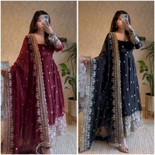 Salwar Kameez Indian Pakistani Wedding Party Wear Dress Anarkali gown designer