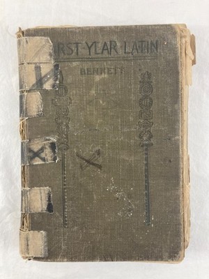 First Year Latin Preparatory to Caeser Charles E. Bennet - 1909 HC - See Listing