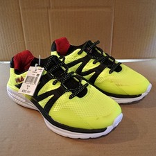 Boys Fila Kid Cybotic Running Shoes in Yellow/Black/Red Size 6 Sneakers