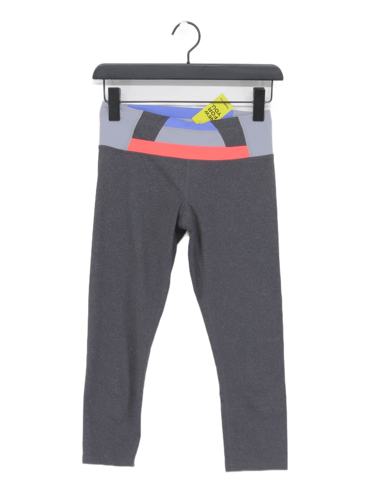 ALTRA Calvin Klein Leggings Donna XS Grigio 100% Altro Cropped