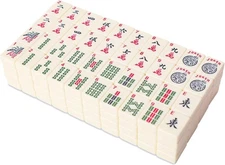Set of American Mahjong Tiles, 166 American Mah Jongg Tiles with Ivory Color(1.2