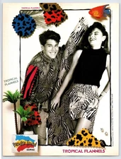 Print Ad 1987 Paradise Found Tropical Totally 80s Beach Wear 8.25" x 10.75"