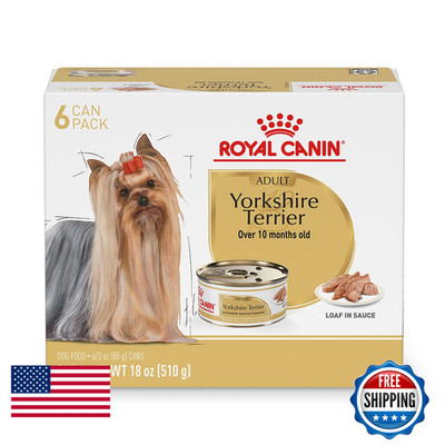 Royal Canin Breed Health Nutrition Yorkshire Terrier Adult Loaf In Sauce Dog