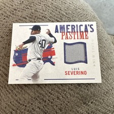 2022 Chronicles America's Pastime Swatches Luis Severino #APS-LS Yankees 3B