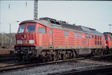 EisenbahnDia, 232 484-6, OB-Osterfeld, 09.01.2005, OriginalDia