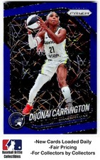 2025 Panini Prizm WNBA #9 DiJonai Carrington Blue Velocity Prizms Minnesota Lynx