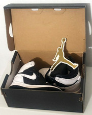 Jordan 1 Retro High OG TD Black White Toddler Shoes Size 4C Nike New In Box