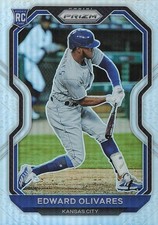 2021 Prizm Baseball - Edward Olivares Tier II Silver 
