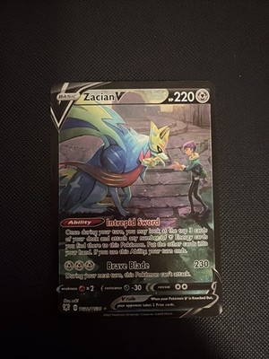 Zacian V TG21/TG30 Swsh10: Astral Radiance Trainer Gallery Holo