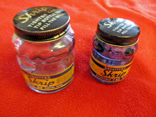 Vintage Sheaffer's 42  54 Skrip Blue Writing Fluid Ink Bottles Lot of 2