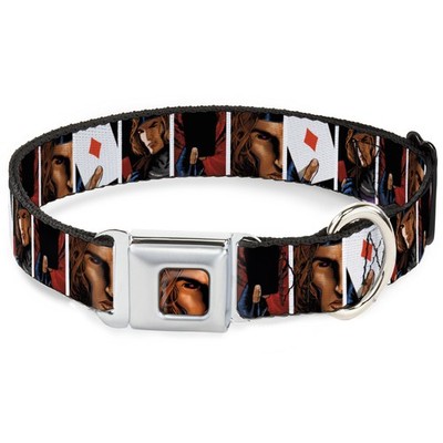 Dog Collar MCOU-X-Men Gambit Face Close-Up Full Color X-Men Gambit Cards 4-Pose