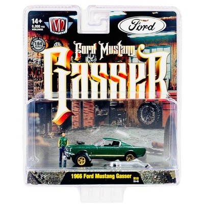 M2 Machines - 1966 Ford Mustang Gasser Auto Figs Diorama - 67500-R19-45