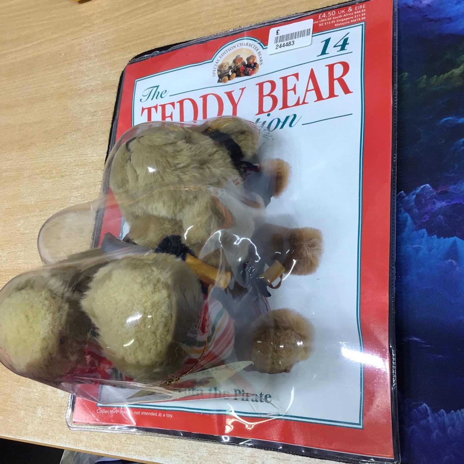 The Teddy Bear Collection No.14, Pedro the Pirate, new and sealed