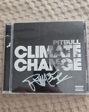 PITBULL signed Autogramm In Person CD CLIMATE CHANGE ACOA