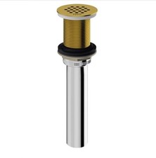 Vigo VG07001MG 1-3/4" Grid Sink Drain in Matte Brushed Gold