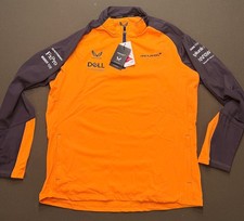 Castore McLaren F1 1/4 ZIP --NEW W/ TAGS-- Mens XL --F 1 Team Logo Stretch