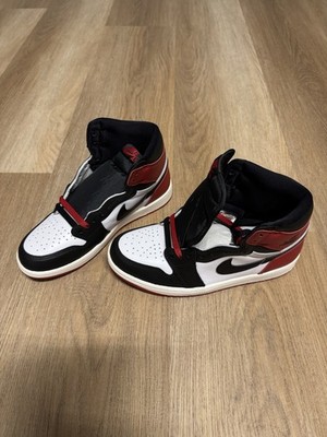 Nike Air Jordan 1 High Top Herren Sneaker Weiß Schwarz Rot Limitierte Retro
