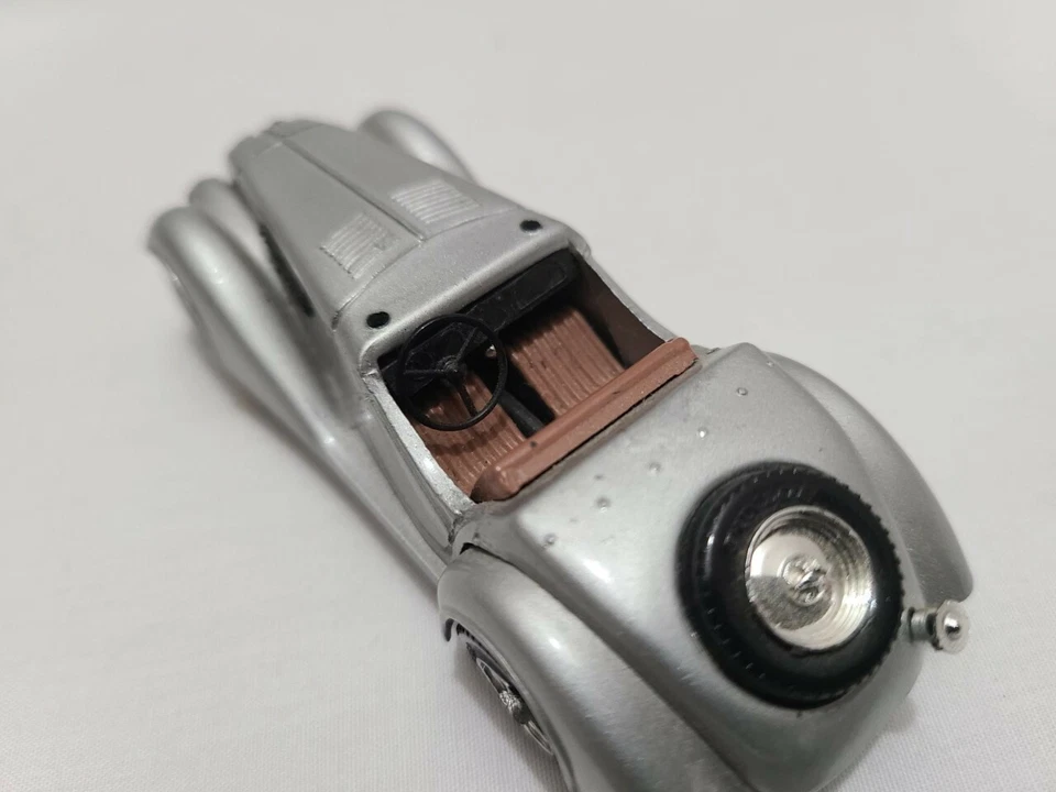Coche modelo Vitesse escala 1/43 / BMW 328 descapotable / plateado Foto 4 de 4