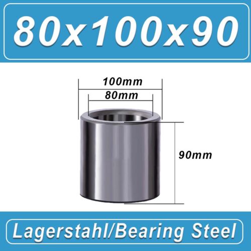 Lager Stahlhülse Buchse ID 70/72/75-130mm verschleißfeste Abstandshalter - Bild 81 von 154