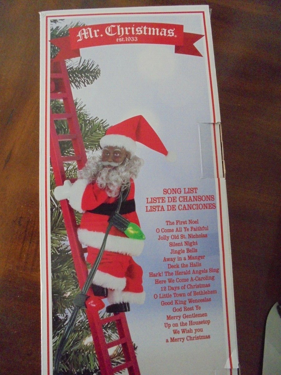 Mr. Christmas Super Climbing Santa New W/Box | eBay