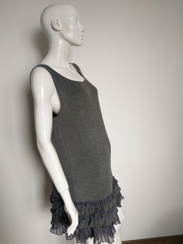 TWIN SET SIMONA BARBIERI sleeveless top tunic size L - Picture 6 of 11