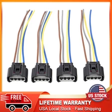4PCS Ignition Coil Female Connector Plug Harness For Toyota Camry 2.4L 2002-2010