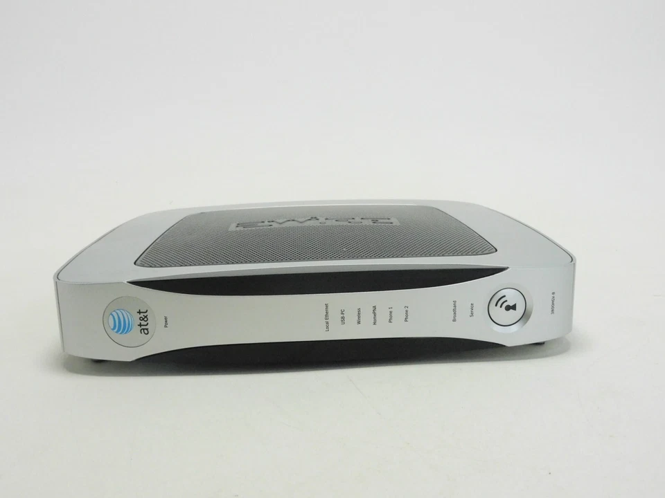 2Wire 3800HGV 4-Port 10/100 Wireless G Router Gateway - Image 2 of 4