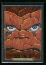 2024 SkyBox Marvel Masterpieces '92 Platinum Card #91 Thing